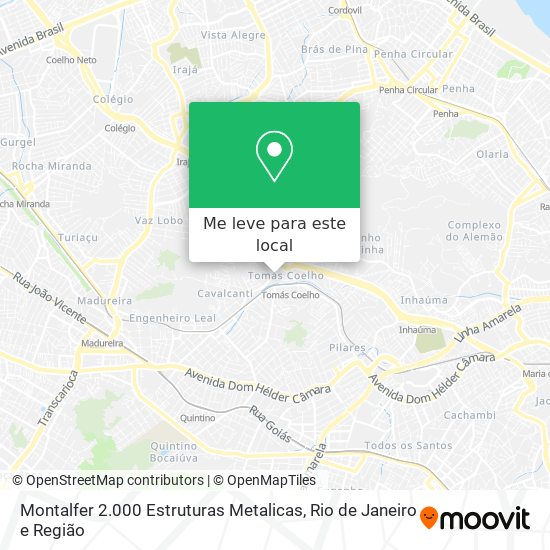 Montalfer 2.000 Estruturas Metalicas mapa