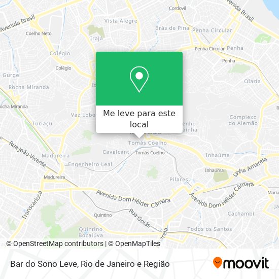 Bar do Sono Leve mapa