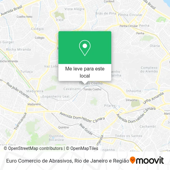 Euro Comercio de Abrasivos mapa