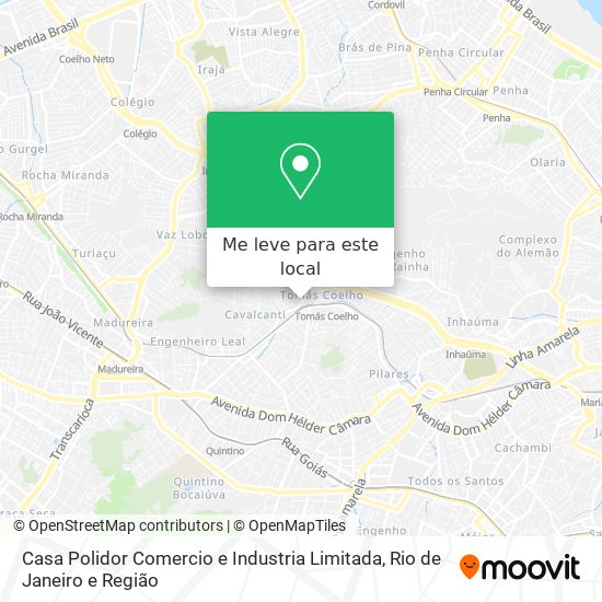 Casa Polidor Comercio e Industria Limitada mapa