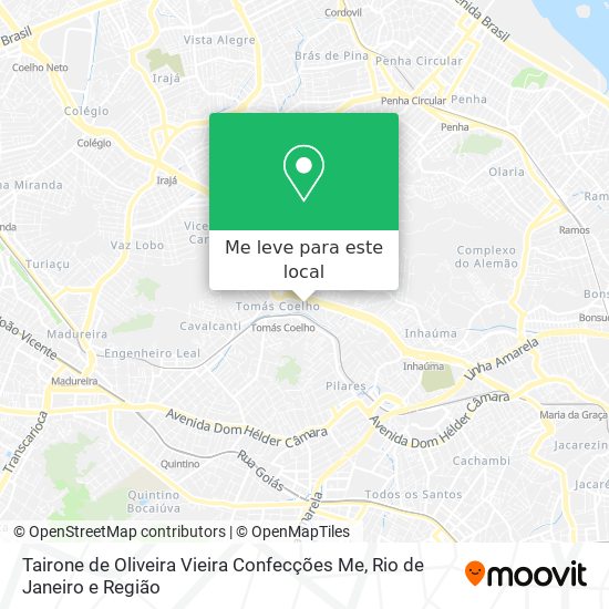 Tairone de Oliveira Vieira Confecções Me mapa