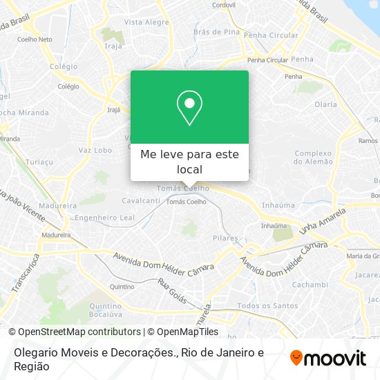 Olegario Moveis e Decorações. mapa