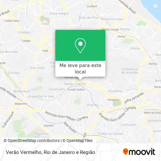Verão Vermelho mapa