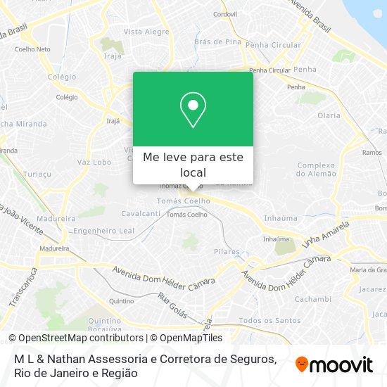 M L & Nathan Assessoria e Corretora de Seguros mapa