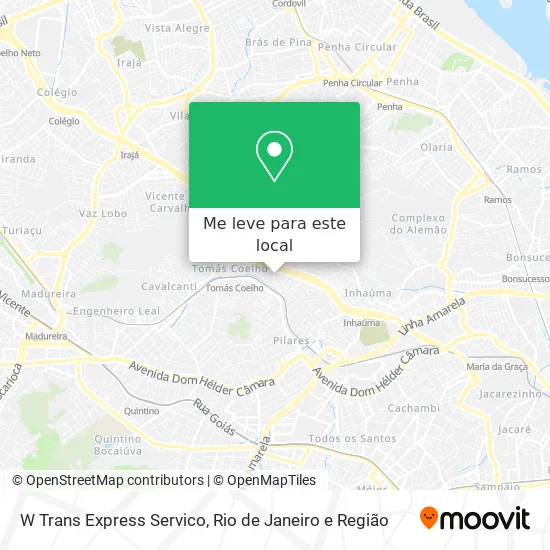 W Trans Express Servico mapa