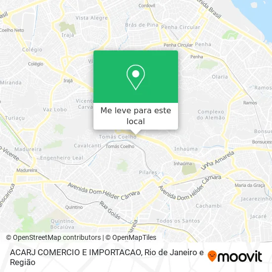 ACARJ COMERCIO E IMPORTACAO mapa