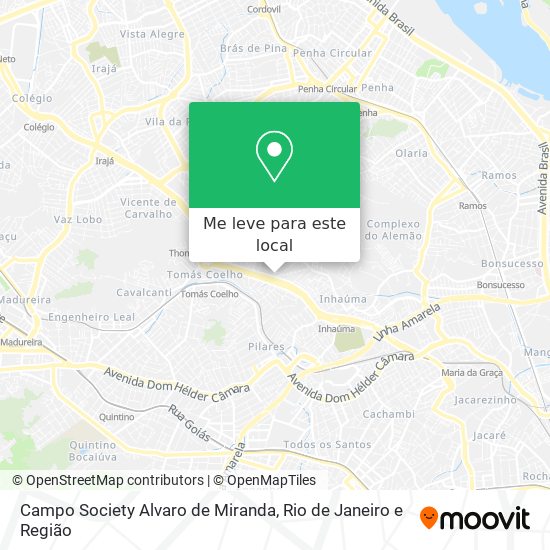 Campo Society Alvaro de Miranda mapa