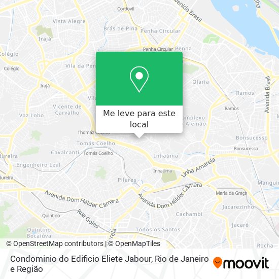 Condominio do Edificio Eliete Jabour mapa