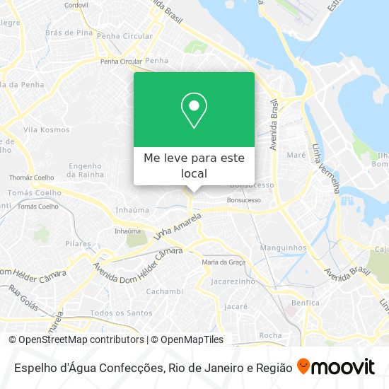 Espelho d'Água Confecções mapa