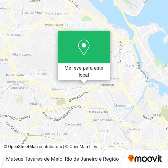 Mateus Tavares de Melo mapa