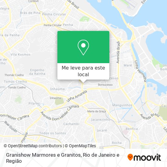 Granishow Marmores e Granitos mapa