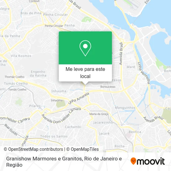 Granishow Marmores e Granitos mapa
