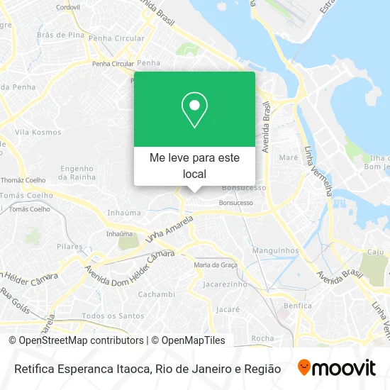Retifica Esperanca Itaoca mapa