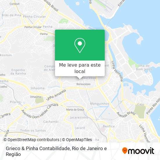 Grieco & Pinha Contabilidade mapa