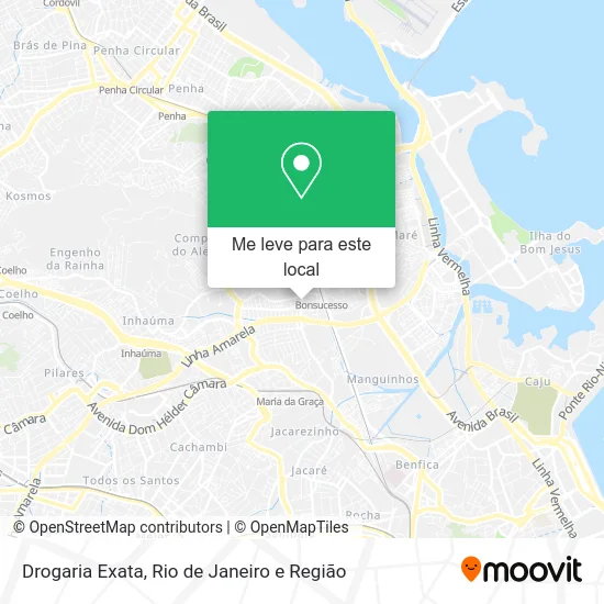 Drogaria Exata mapa