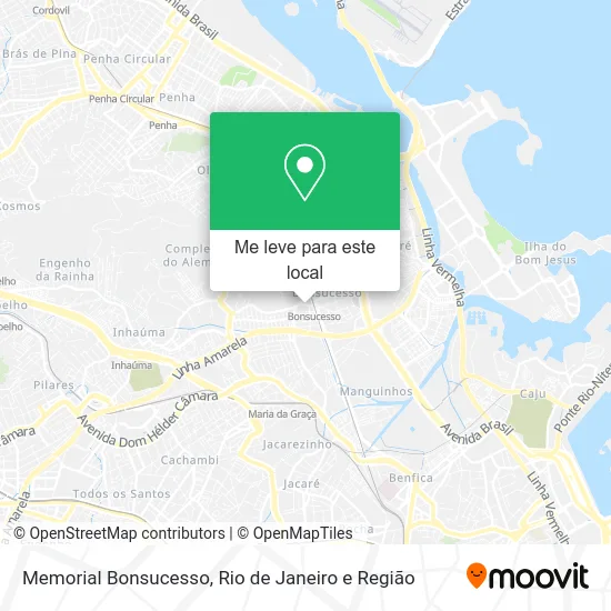 Memorial Bonsucesso mapa