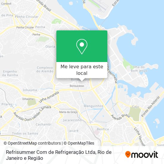Refrisummer Com de Refrigeração Ltda mapa