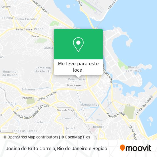 Josina de Brito Correia mapa
