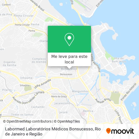 Labormed Laboratórios Médicos Bonsucesso mapa