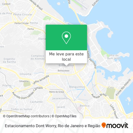 Estacionamento Dont Worry mapa