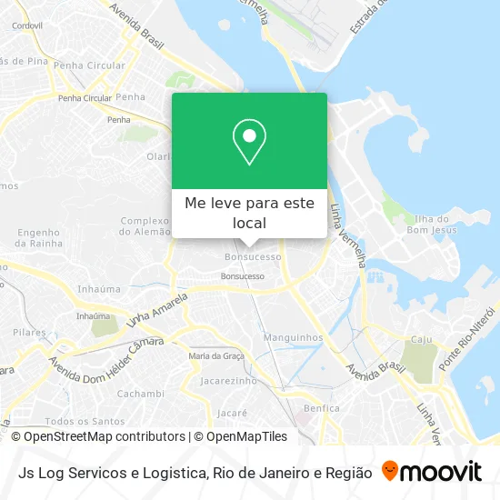 Js Log Servicos e Logistica mapa