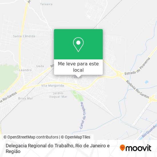 Delegacia Regional do Trabalho mapa