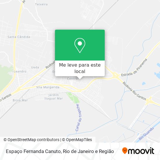 Espaço Fernanda Canuto mapa