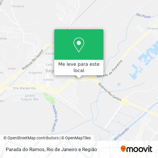 Parada do Ramos mapa