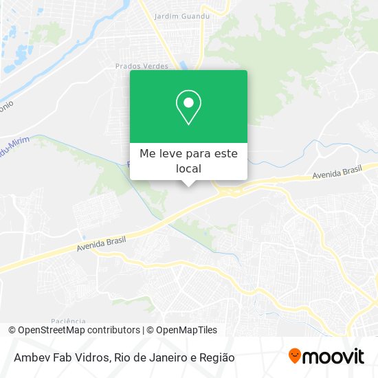 Ambev Fab Vidros mapa
