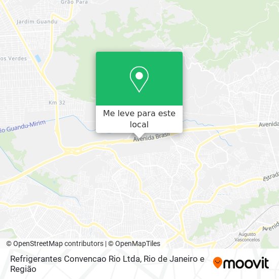 Refrigerantes Convencao Rio Ltda mapa