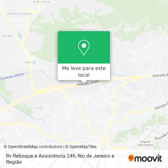 Rv Reboque e Assistência 24h mapa