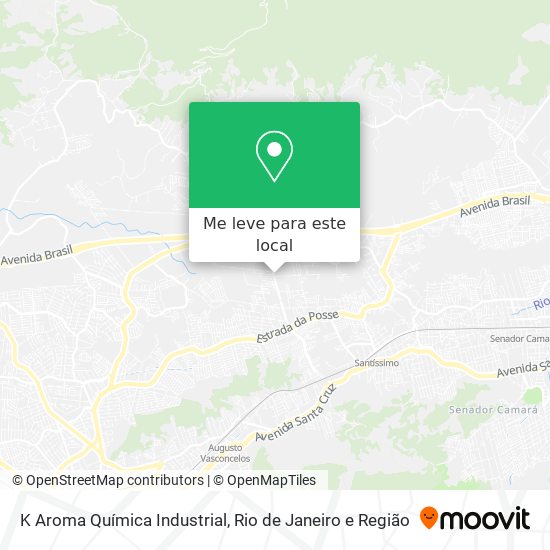 K Aroma Química Industrial mapa