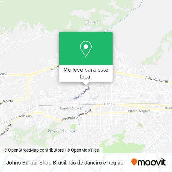 John's Barber Shop Brasil mapa