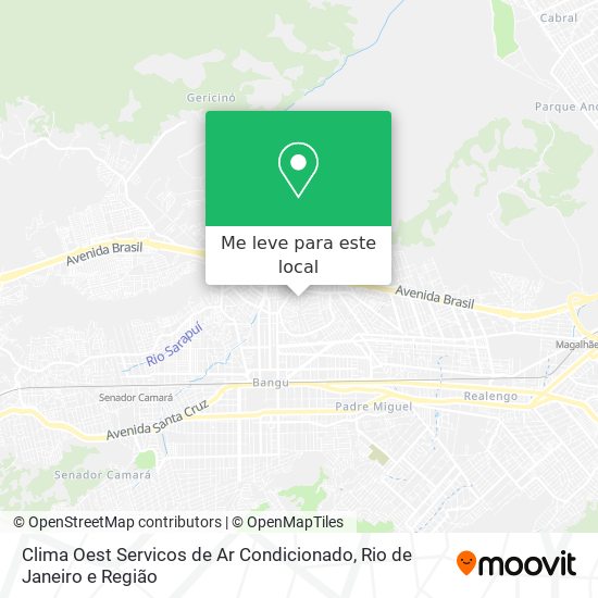 Clima Oest Servicos de Ar Condicionado mapa