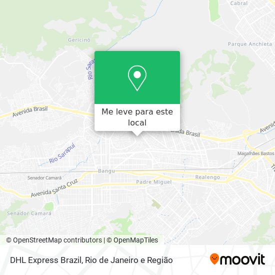 DHL Express Brazil mapa