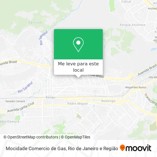 Mocidade Comercio de Gas mapa