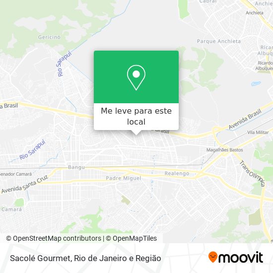 Sacolé Gourmet mapa