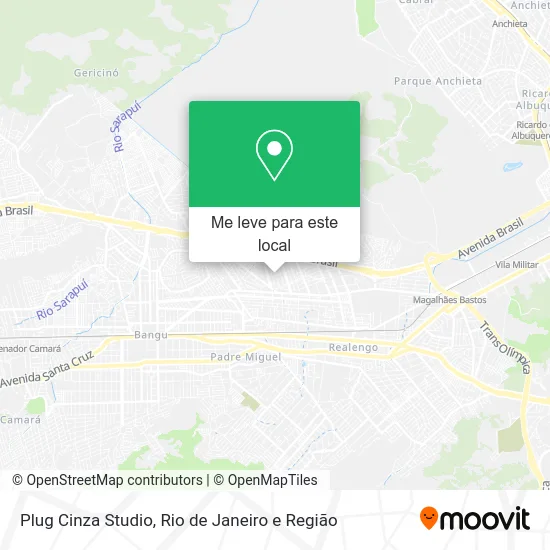 Plug Cinza Studio mapa