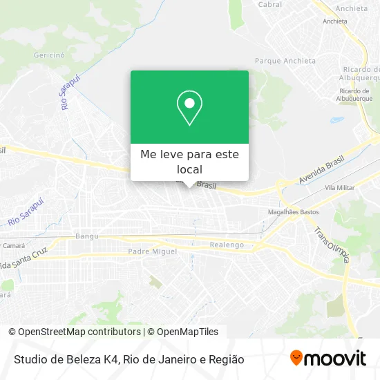 Studio de Beleza K4 mapa