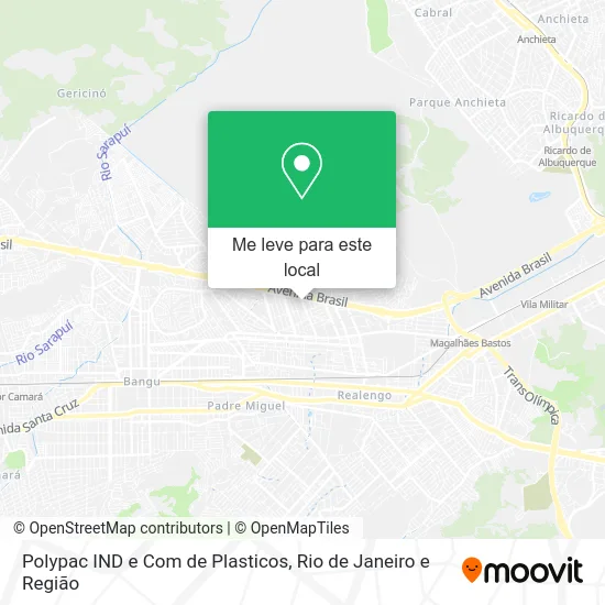 Polypac IND e Com de Plasticos mapa