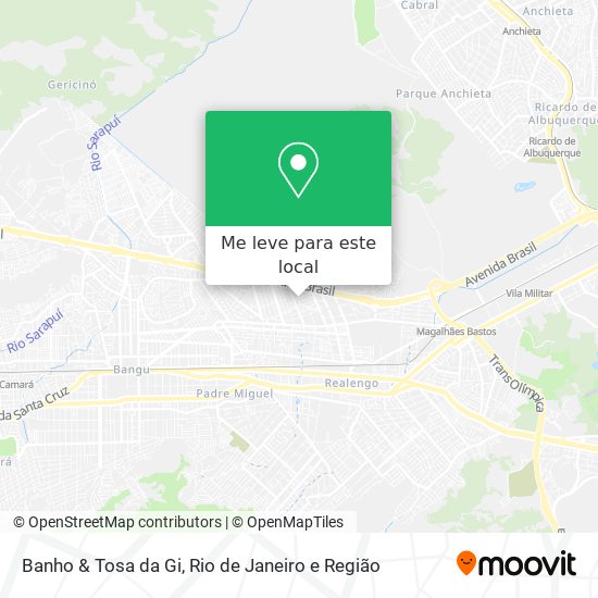 Banho & Tosa da Gi mapa
