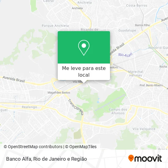 Banco Alfa mapa