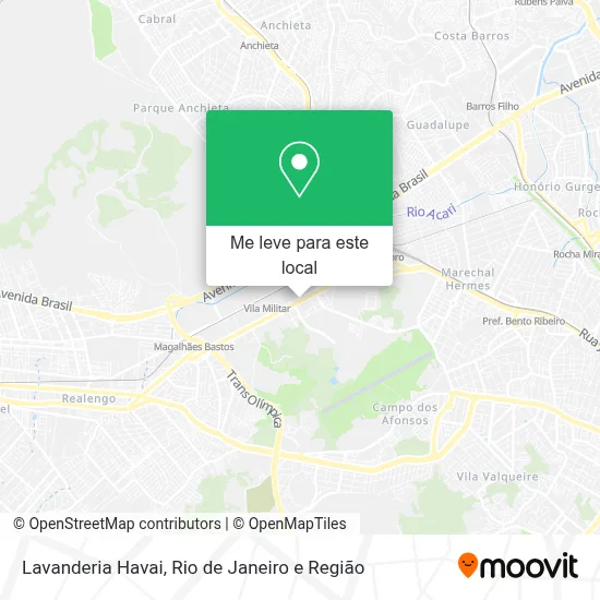 Lavanderia Havai mapa