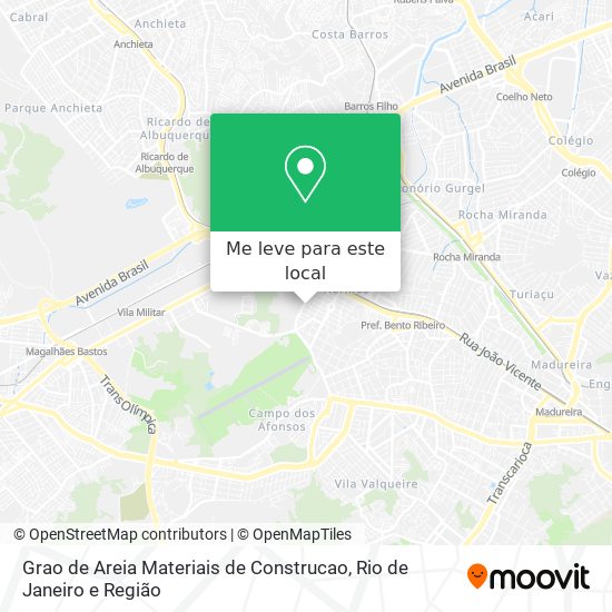 Grao de Areia Materiais de Construcao mapa