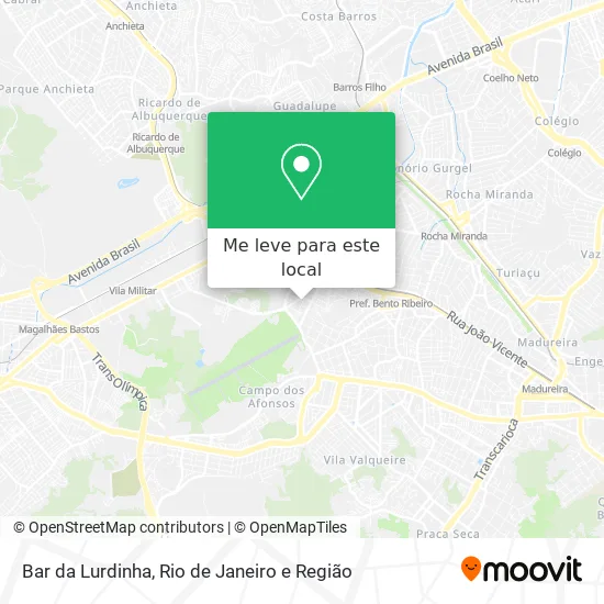 Bar da Lurdinha mapa