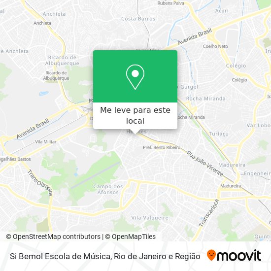 Si Bemol Escola de Música mapa
