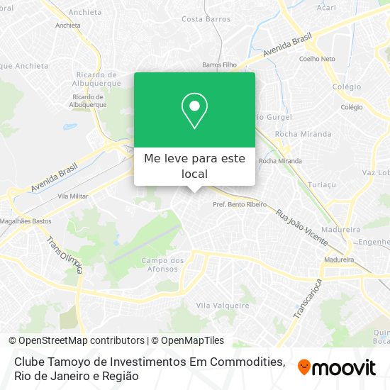 Clube Tamoyo de Investimentos Em Commodities mapa