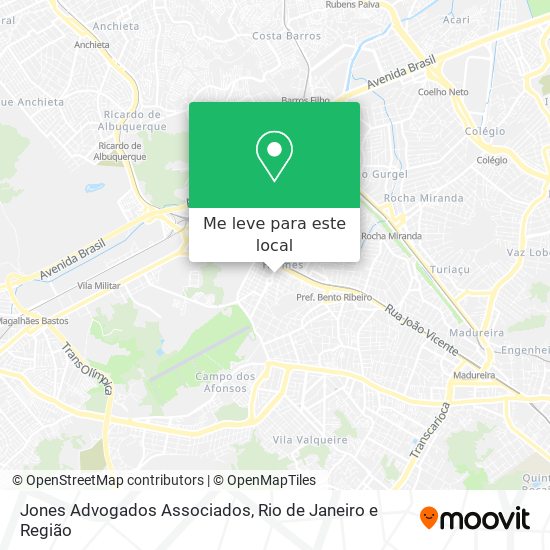 Jones Advogados Associados mapa