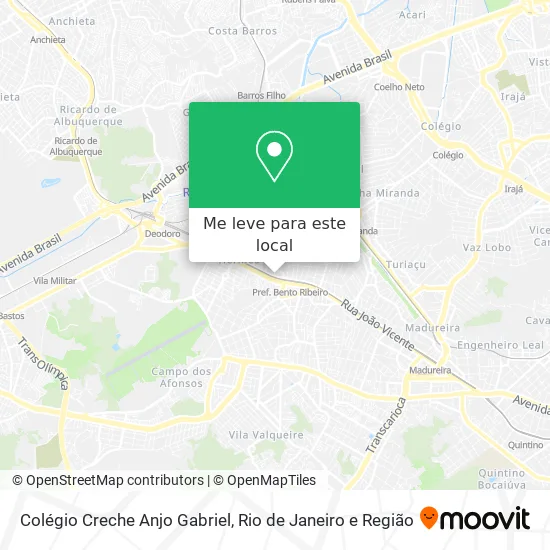 Colégio Creche Anjo Gabriel mapa
