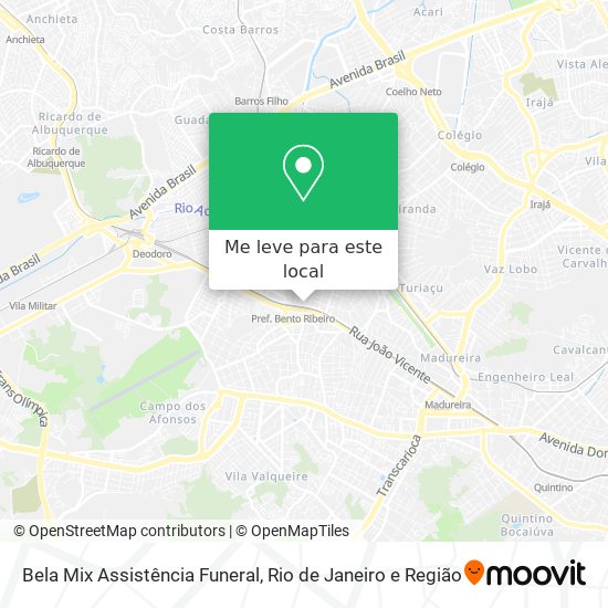 Bela Mix Assistência Funeral mapa